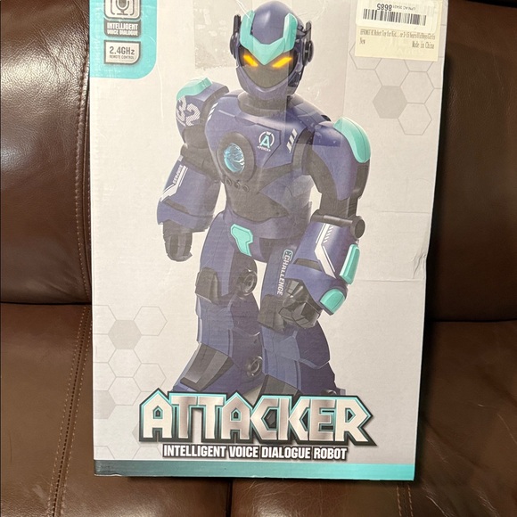 Attacker Intelligent Voice Dialogue Robot - Blue & Teal